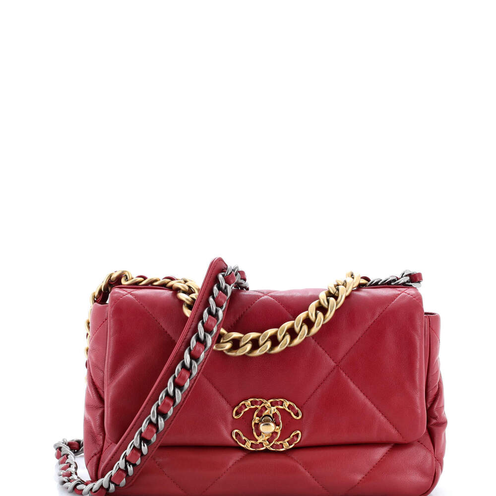 Chanel Medium 19 Flap Bag Quilted Leather